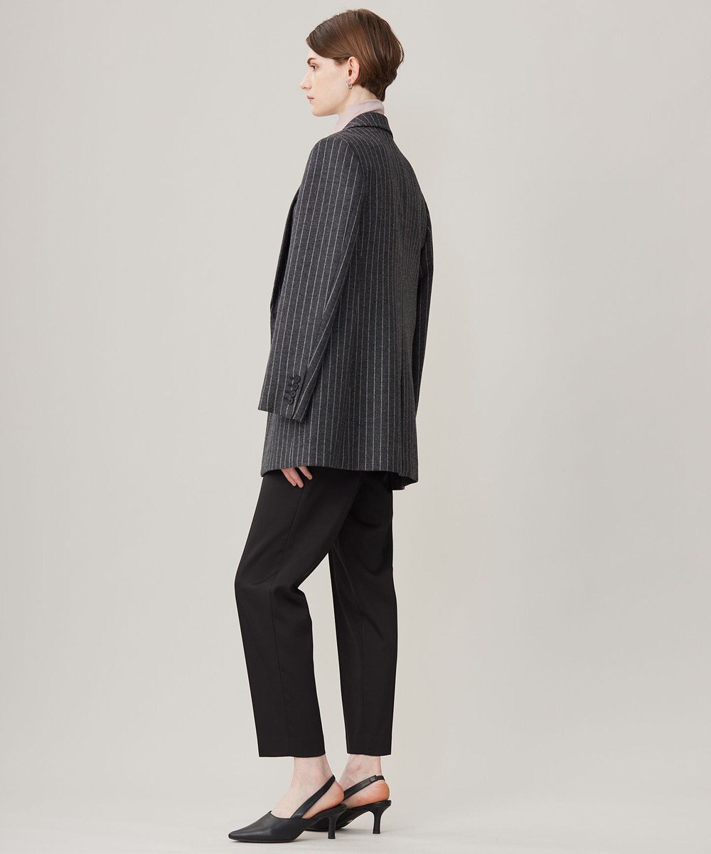 ICB シックツイードストライプ  テーラードジャケット 