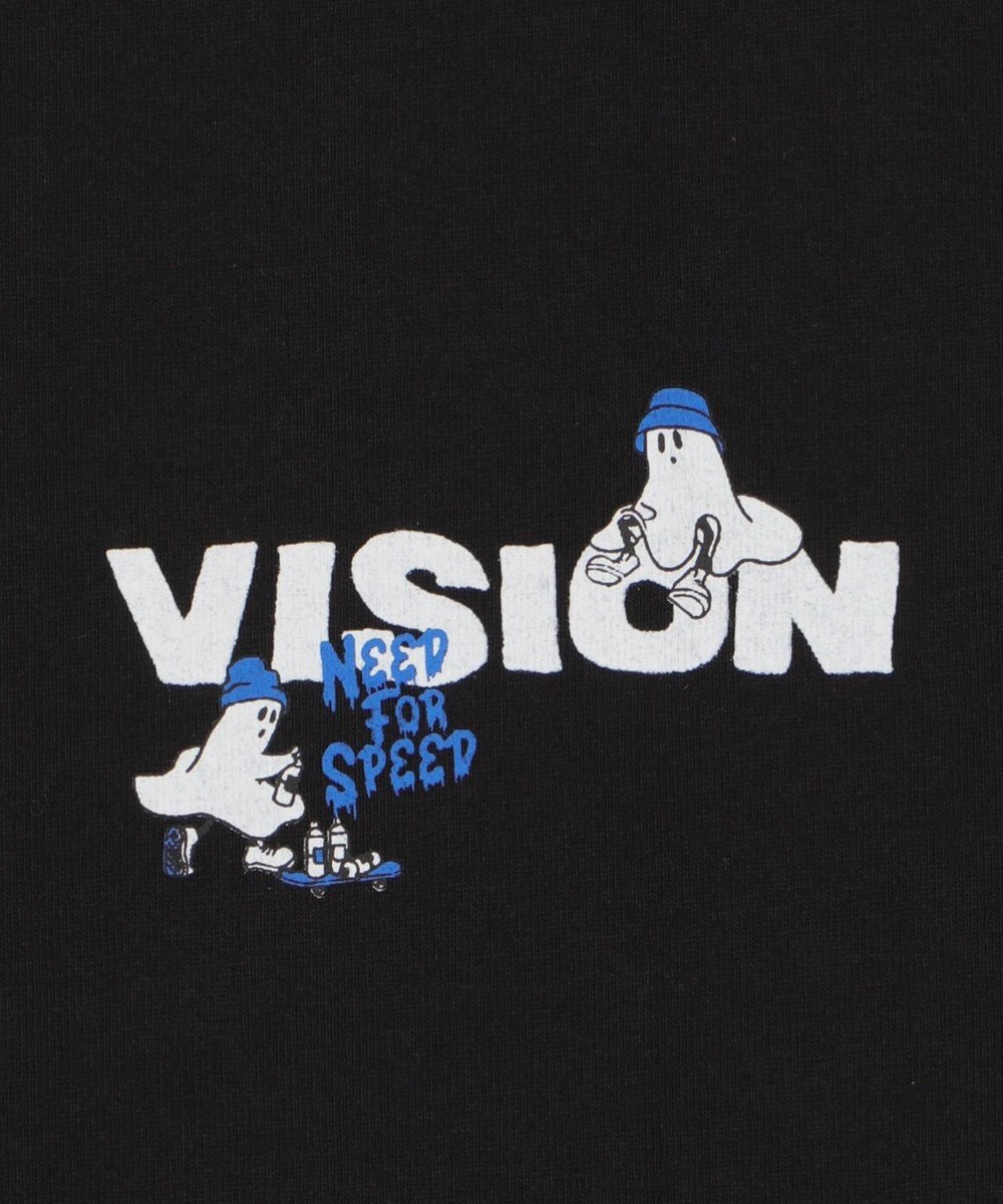 WEGO 【ユニセックス着用ITEM】別注VISIONボックスロゴゴーストスケーターT（SS） 