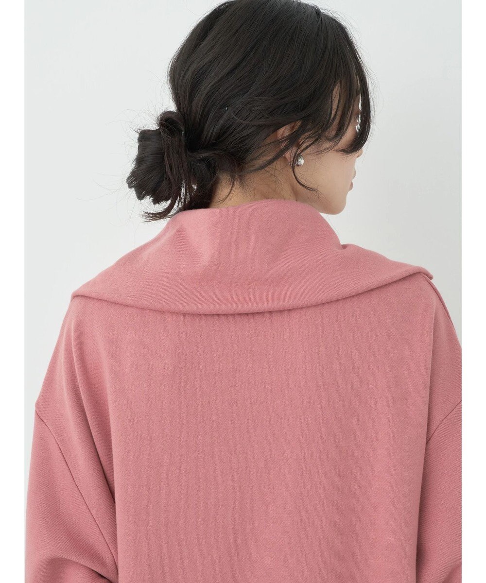 earth music&ecology Ｌｅｅ×ｅ．ｍ．ａ．ｅ．　ハーフジップ刺繍スウェット 