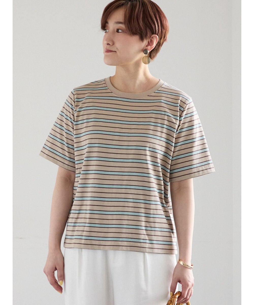 Te chichi マルチボーダーTシャツ 