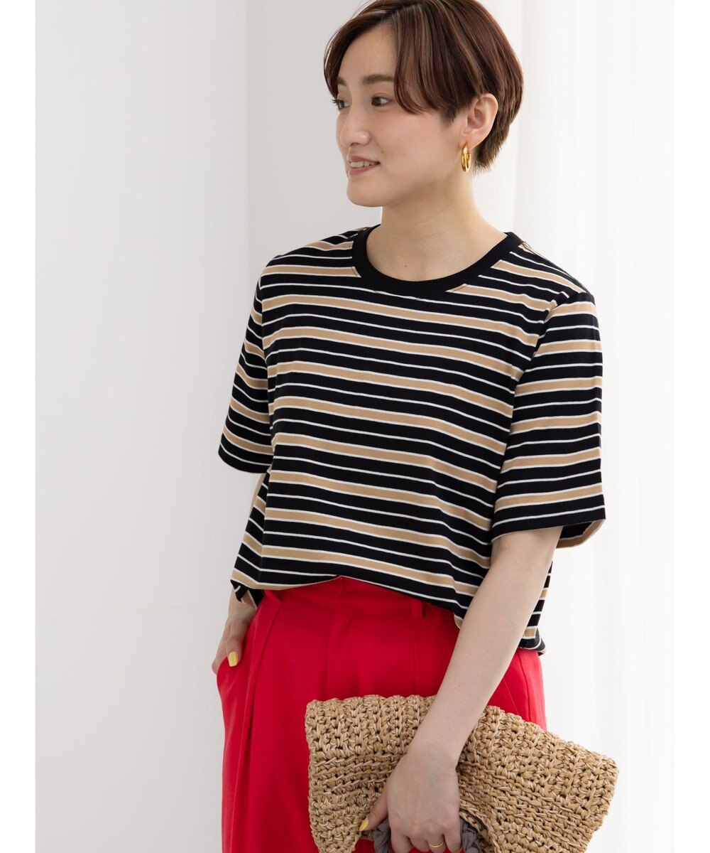 Te chichi マルチボーダーTシャツ 