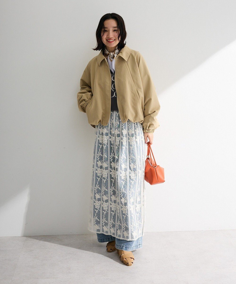 Green Parks 衿付きバルーンブルゾン 