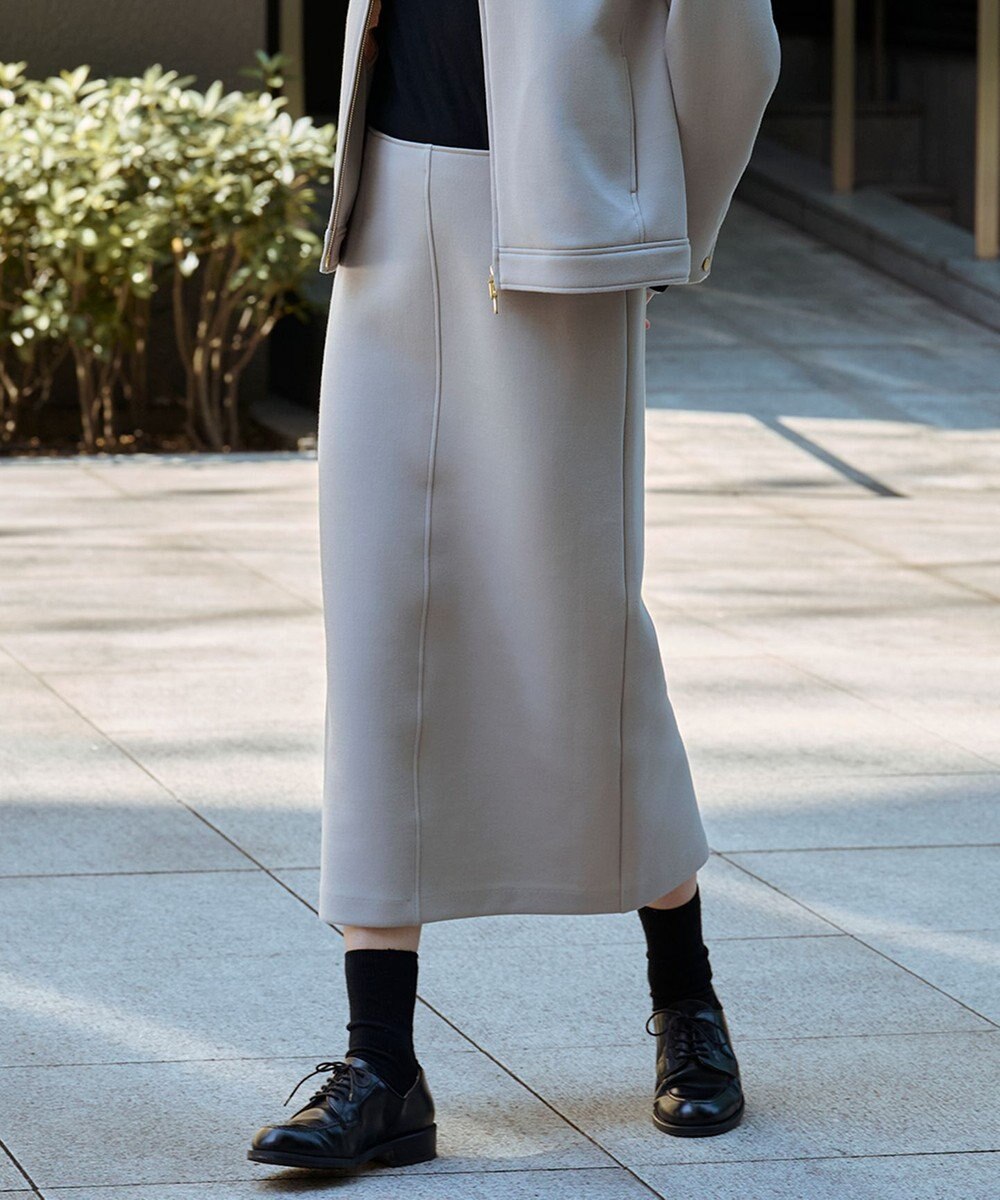 J.PRESS LADIES S ダンボールジャージー ナロー スカート 