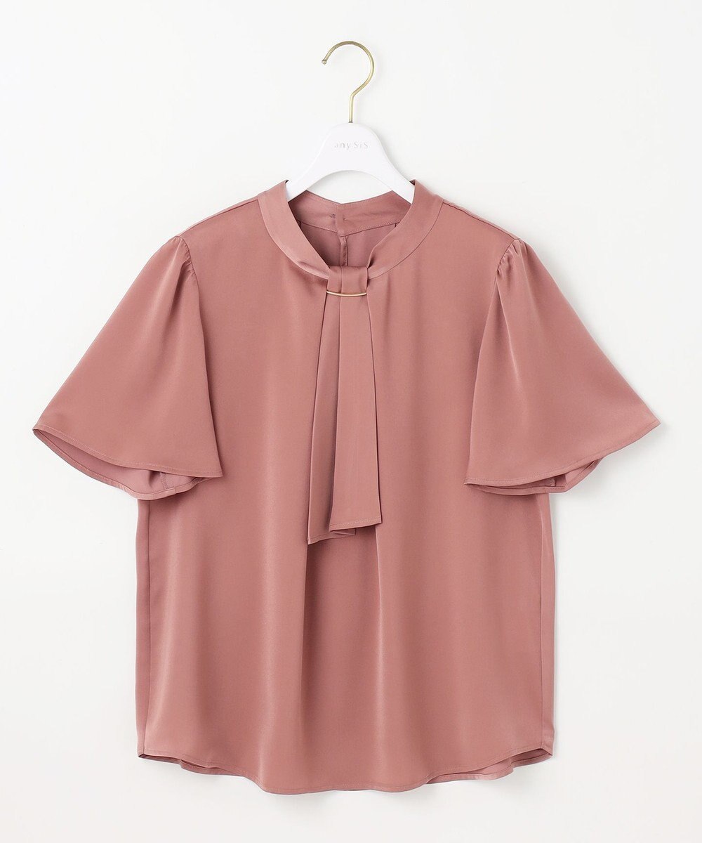ANY SIS S 【洗える】4WAY半袖 ボウブラウス 
