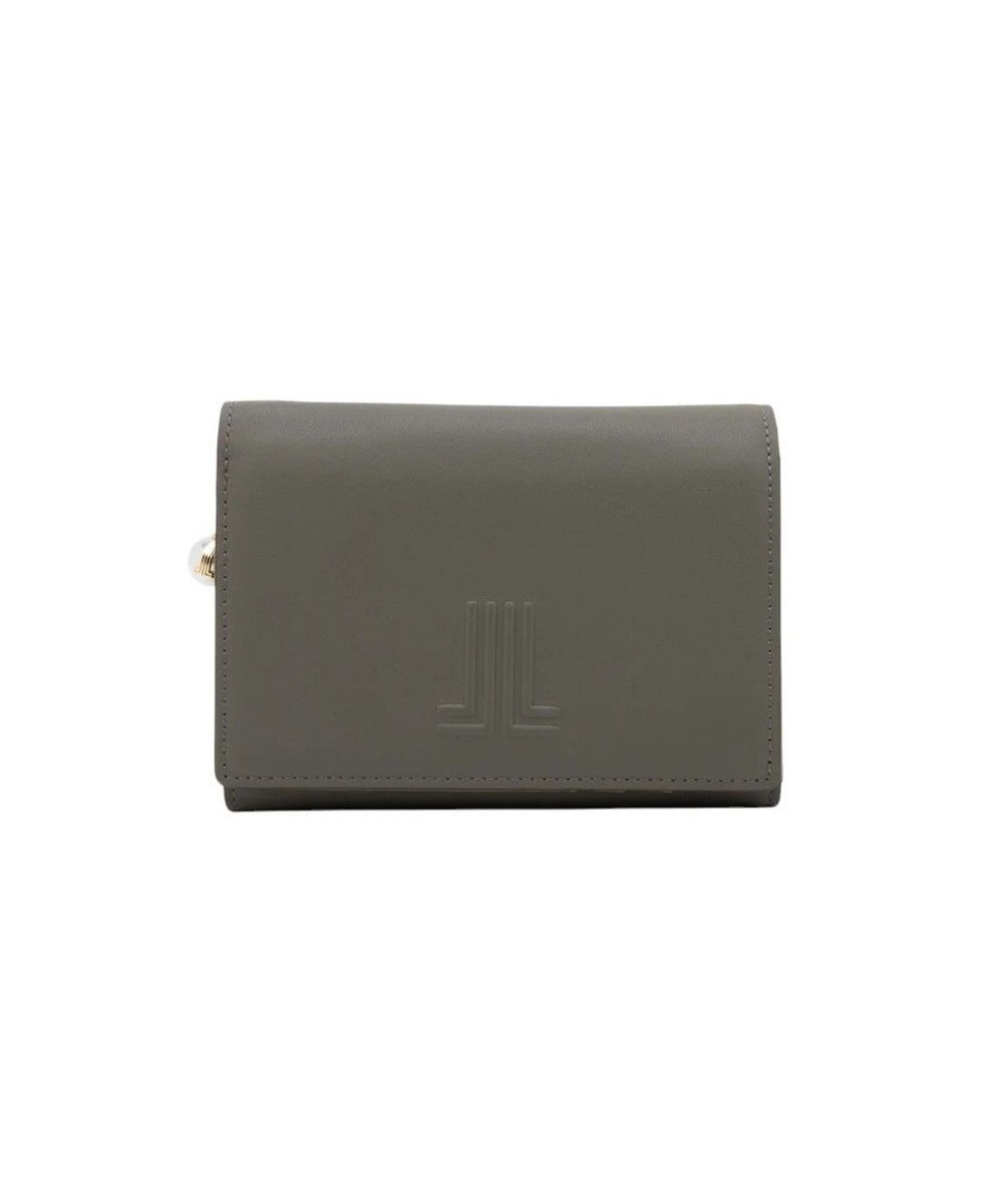 LANVIN en Bleu イエナ 2つ折り中Lファスナー財布 