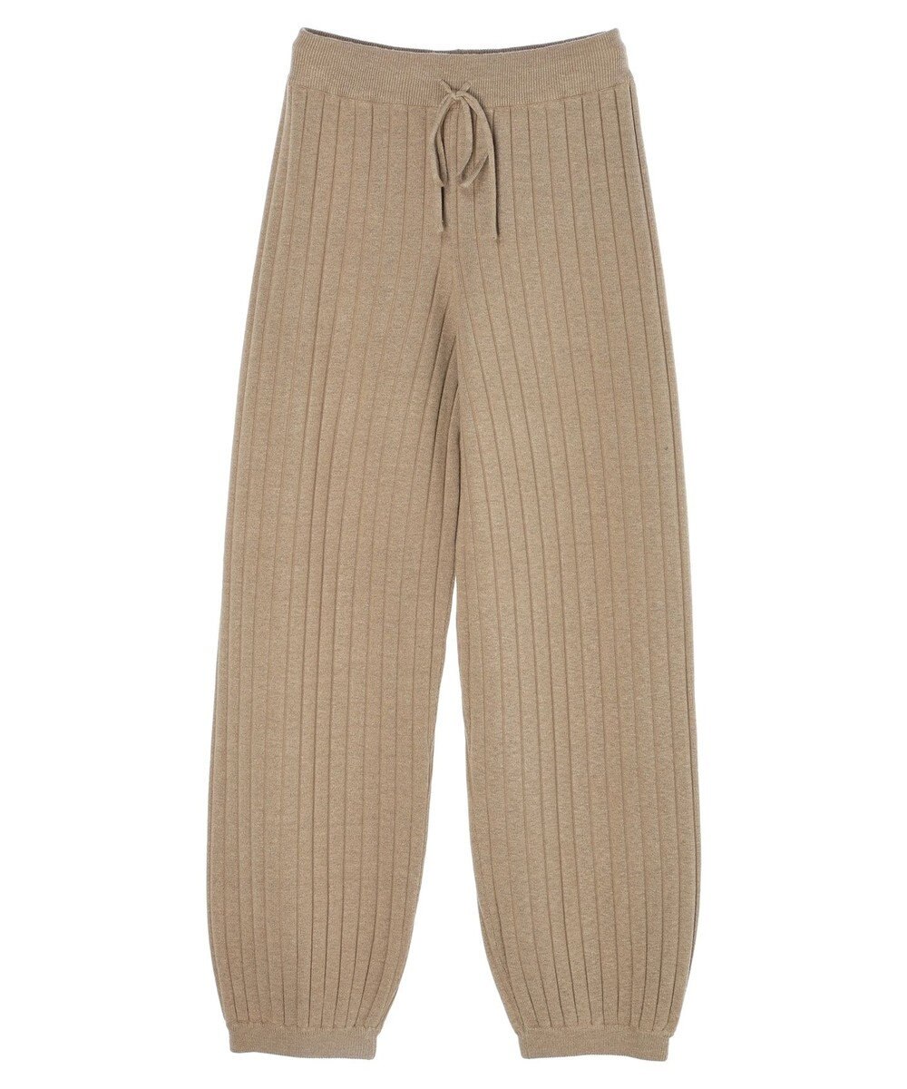 Green Parks リブニットパンツ 