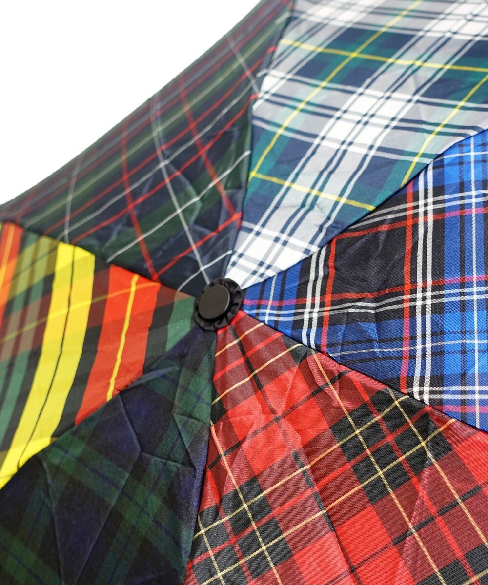 +RING 【UVカット95%以上】【UPF50＋】プラスリング ユニセックス 晴雨兼用 折傘 CHK T1320 