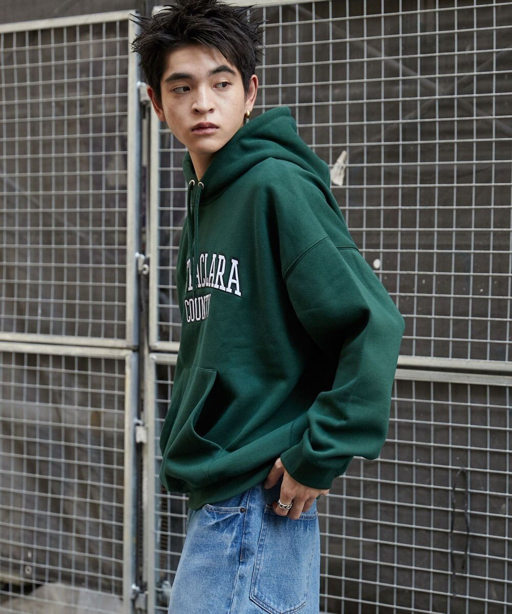 WEGO ワッペンロゴパーカー 