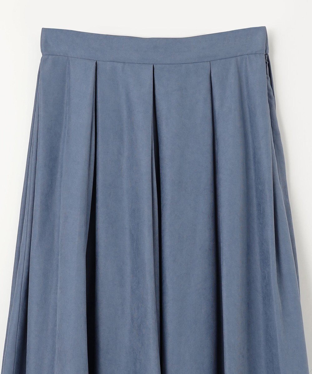 ANY 【ウエストゴム】ベロアタッチタックスカート 