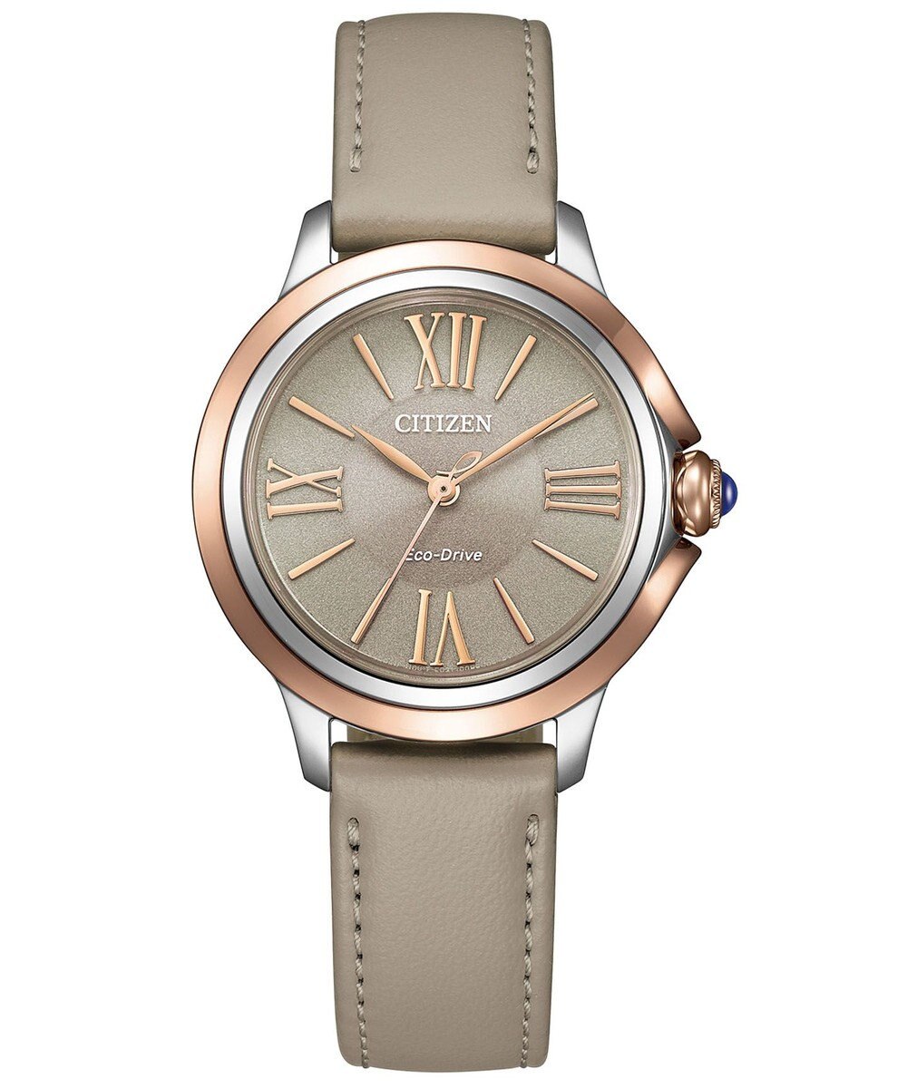 CITIZEN 【上品さと高級感のあるサステナブルウオッチ】電池交換不要 光発電エコ・ドライブ ROUND Collection 