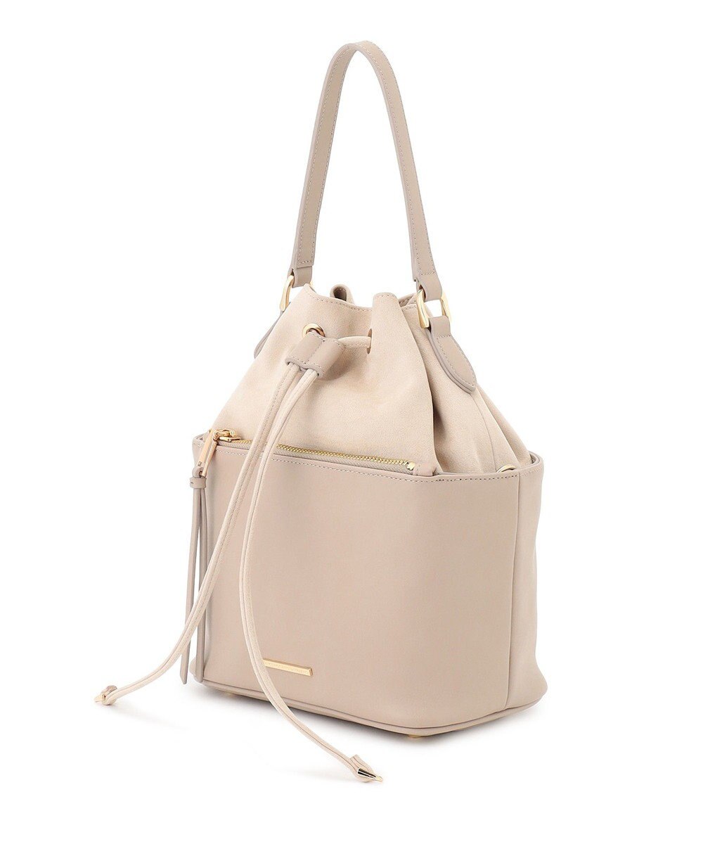 23区 スエード コンビ ドロスト バッグ 