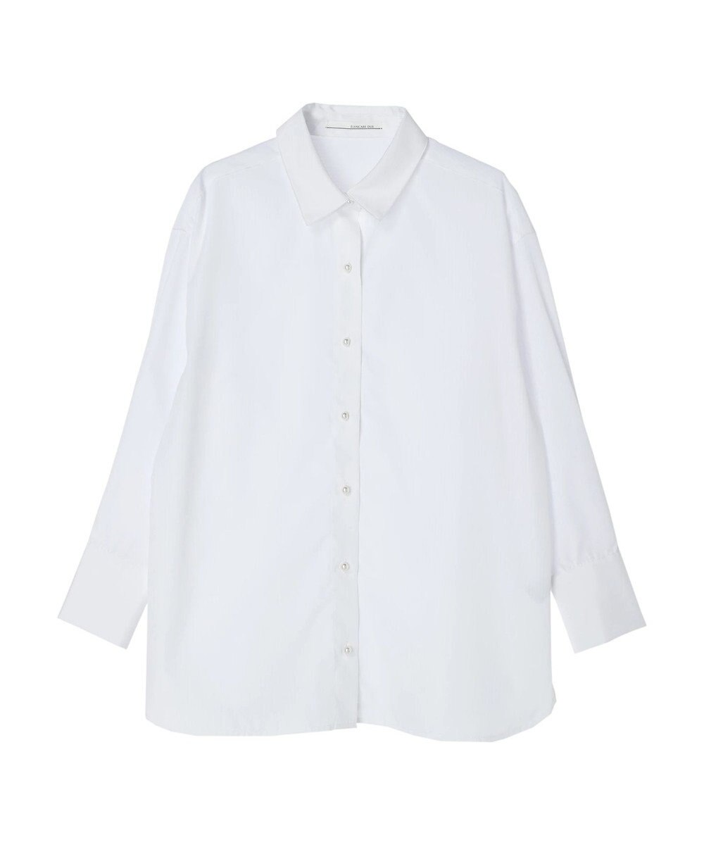 Green Parks ・ＥＬＥＮＣＡＲＥ　ＤＵＥ　パールボタンシャツチュニック 