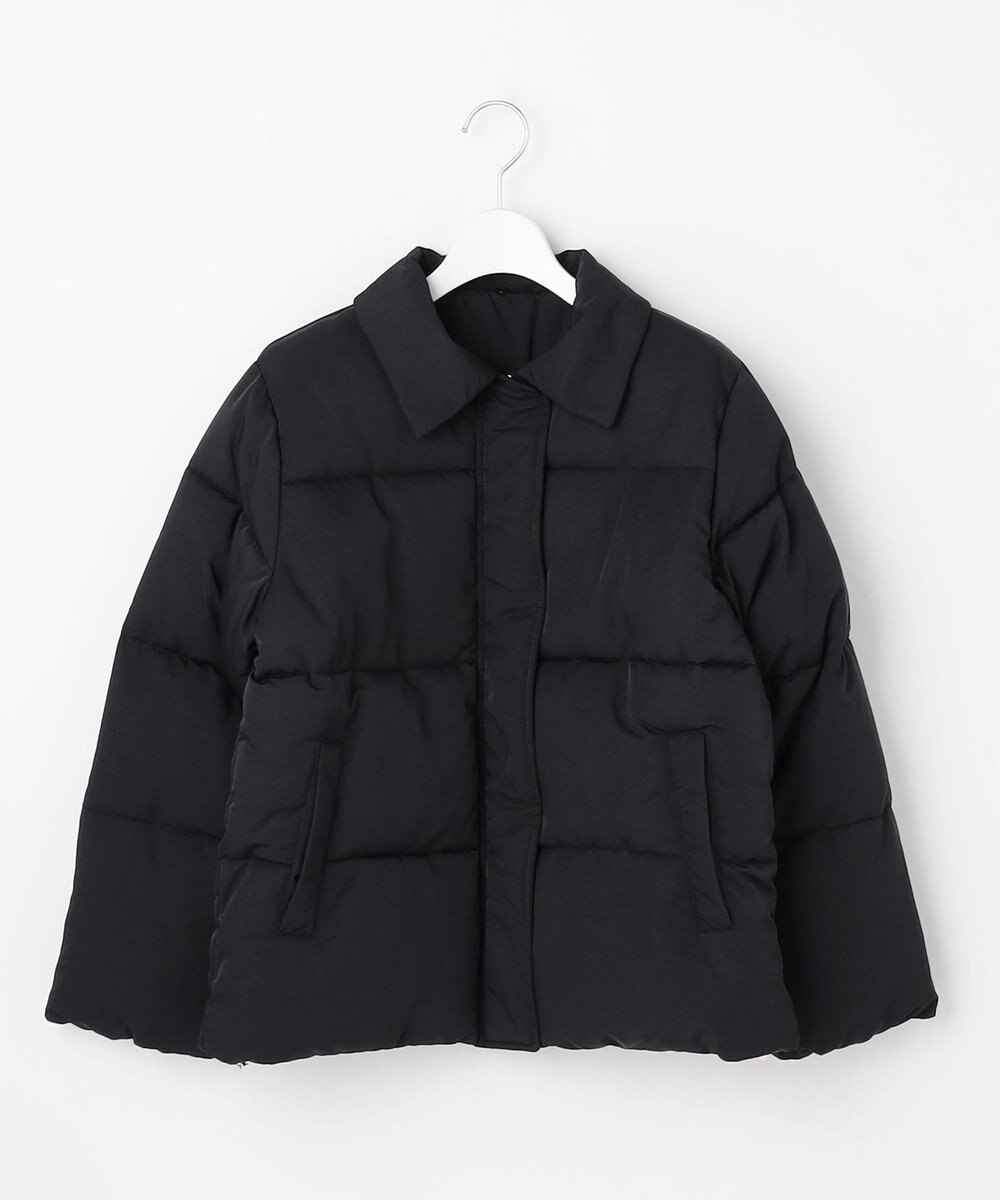 Feroux ファーカラー付き・ダウン見え中綿 ジャケット 