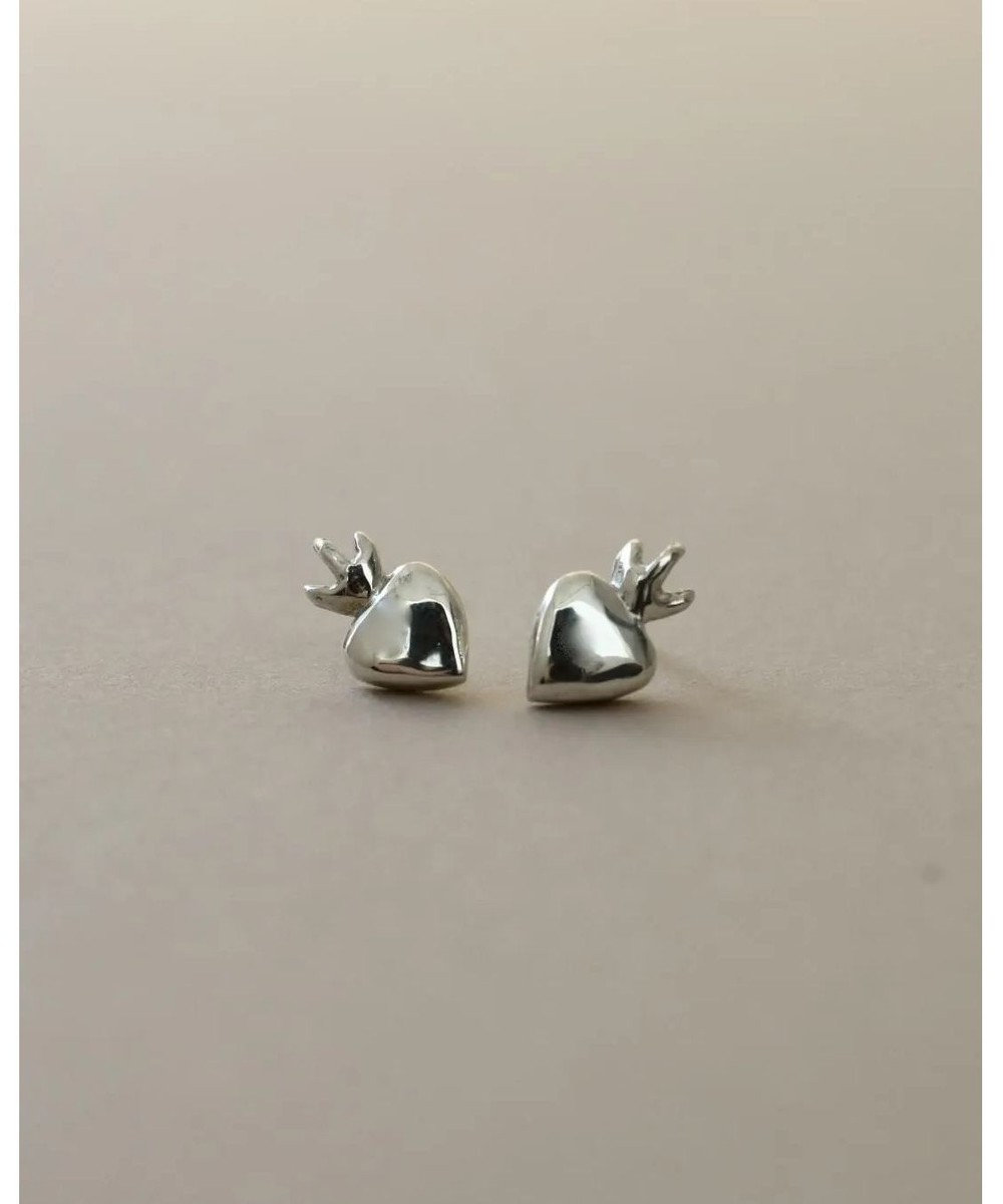 yoaa シルバー925 メラメラピアス 