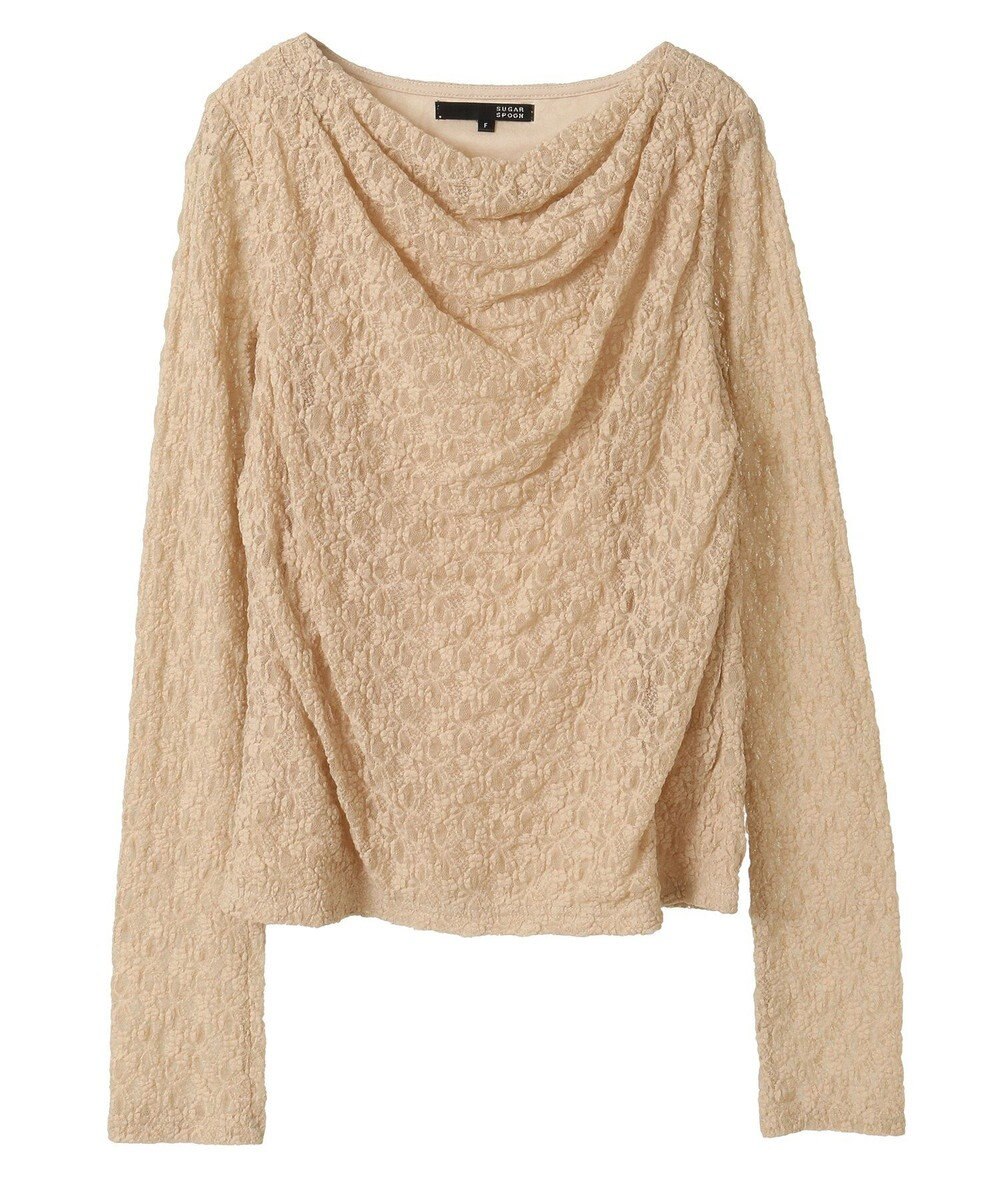 Green Parks ・ＳＵＧＡＲ　ＳＰＯＯＮ　ドレープレースプルオーバ 