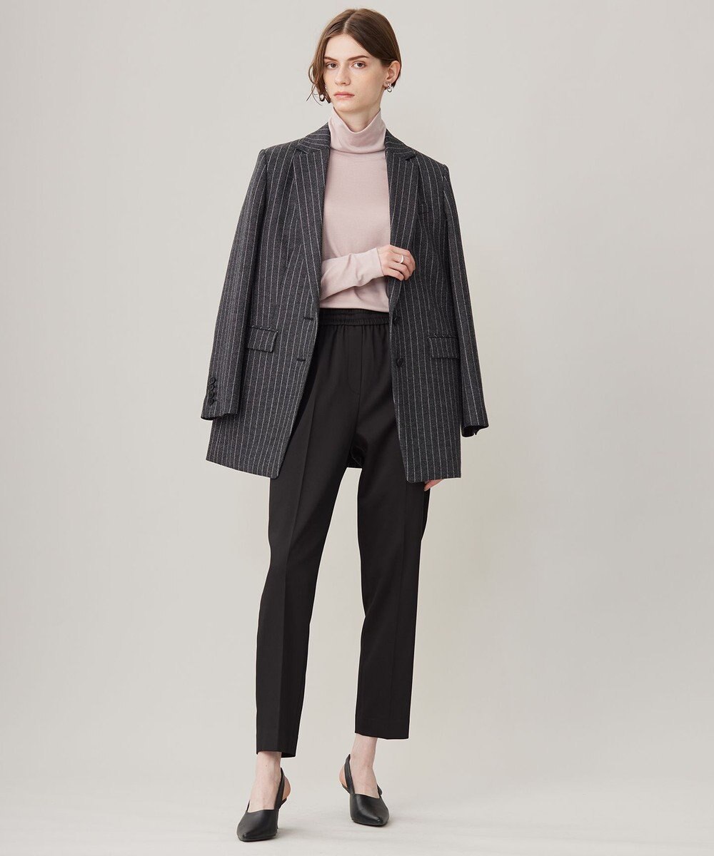 ICB シックツイードストライプ  テーラードジャケット 