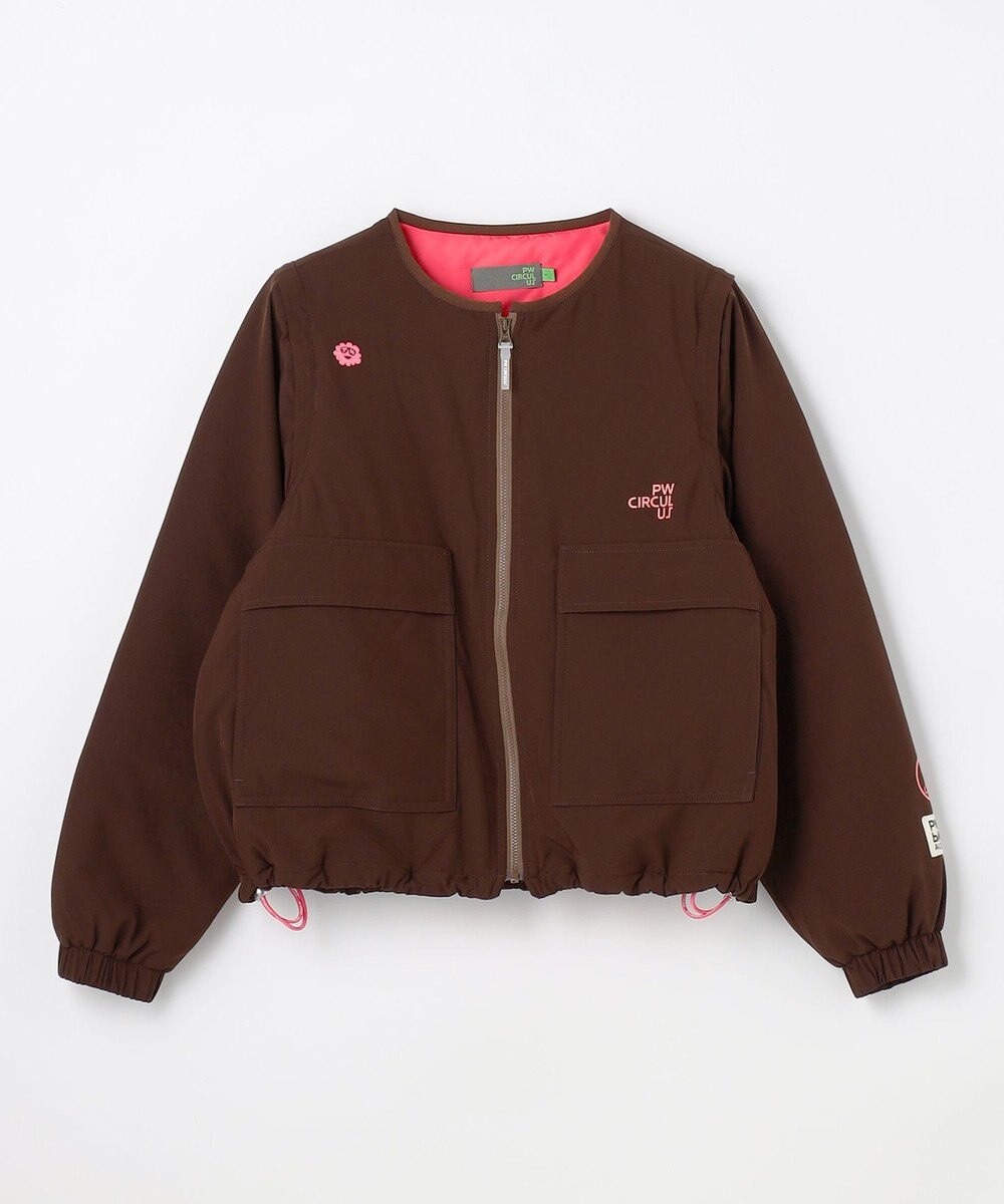 PW CIRCULUS 【撥水加工 / ストレッチ】【WOMEN】デタッチャブルキルティング中綿ブルゾン ゴルフウェア レディース 