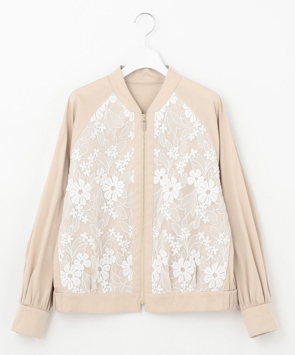 自由区 エンブロイダリー ブルゾン 