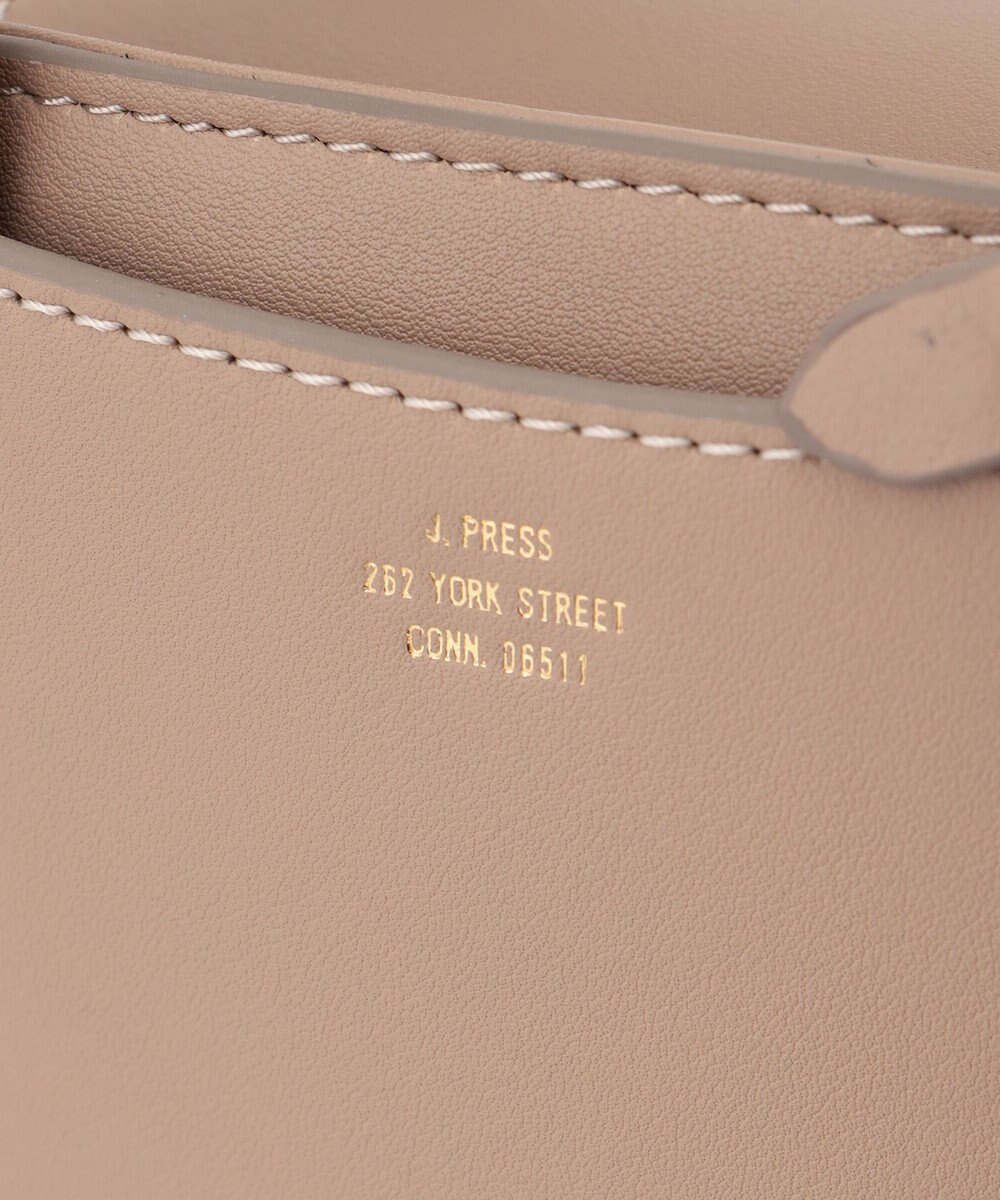 J.PRESS LADIES 【2way】スプリットレザー ナノポシェット バッグ 