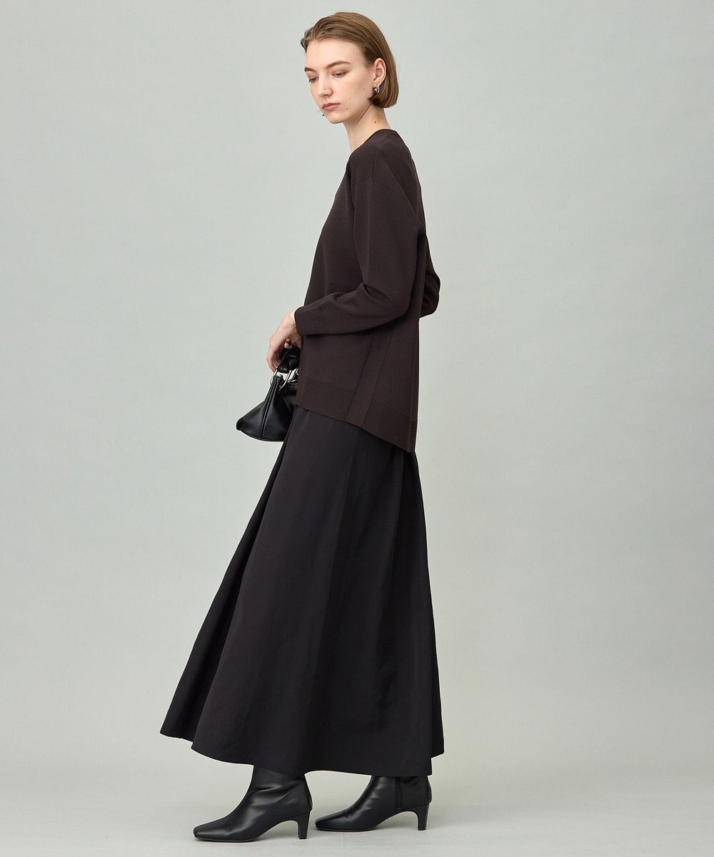 ICB L 【洗える】 シンセティックダブルフェイス ニットプルオーバー 