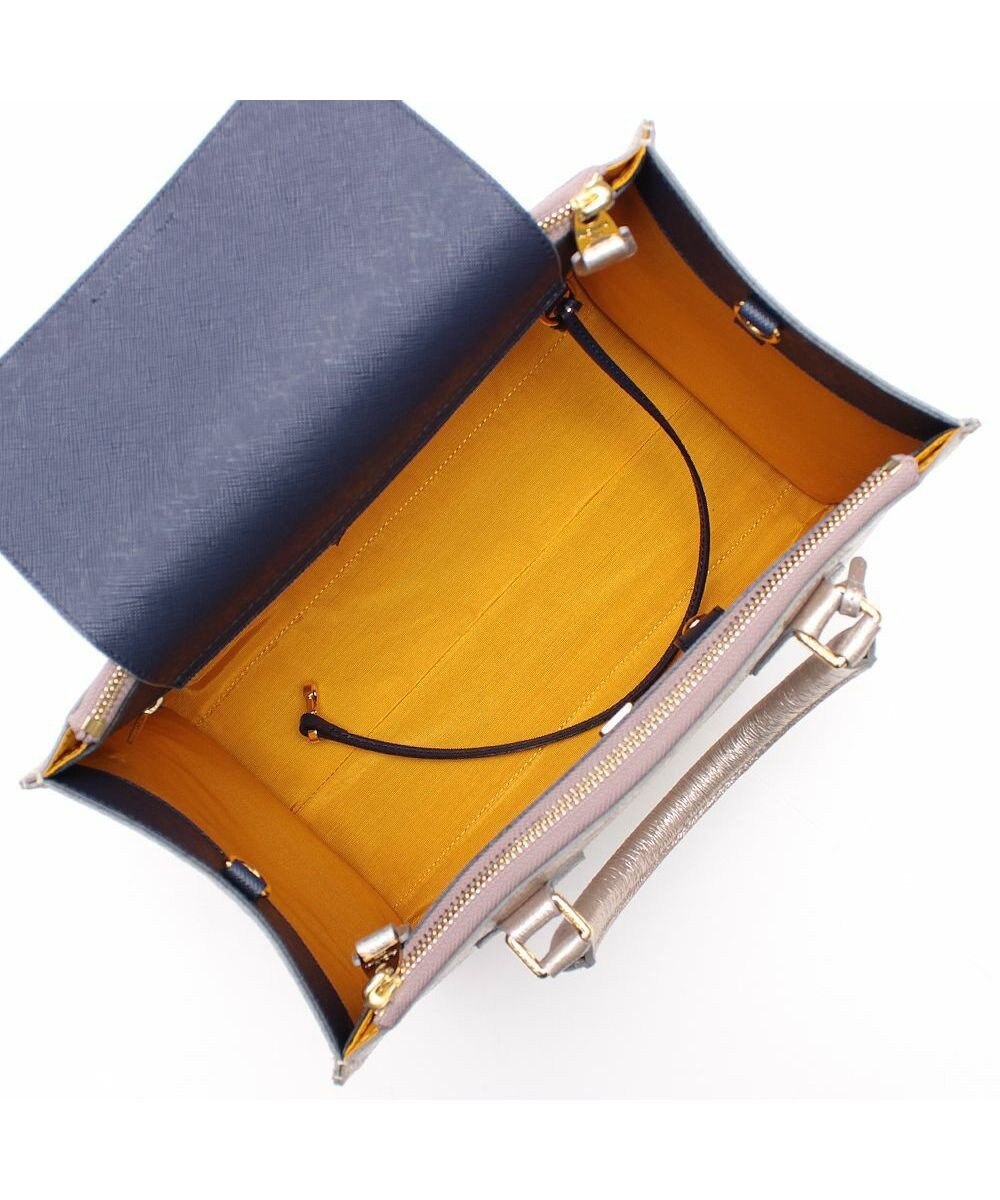 A.D.M.J. 【牛革】クラックメタル/イタリアンレザーWジップトートM 