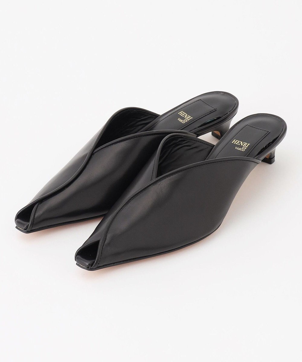 BEIGE， 【一部店舗限定】HENRI EN VARGO / IPINA オープントゥパンプス 