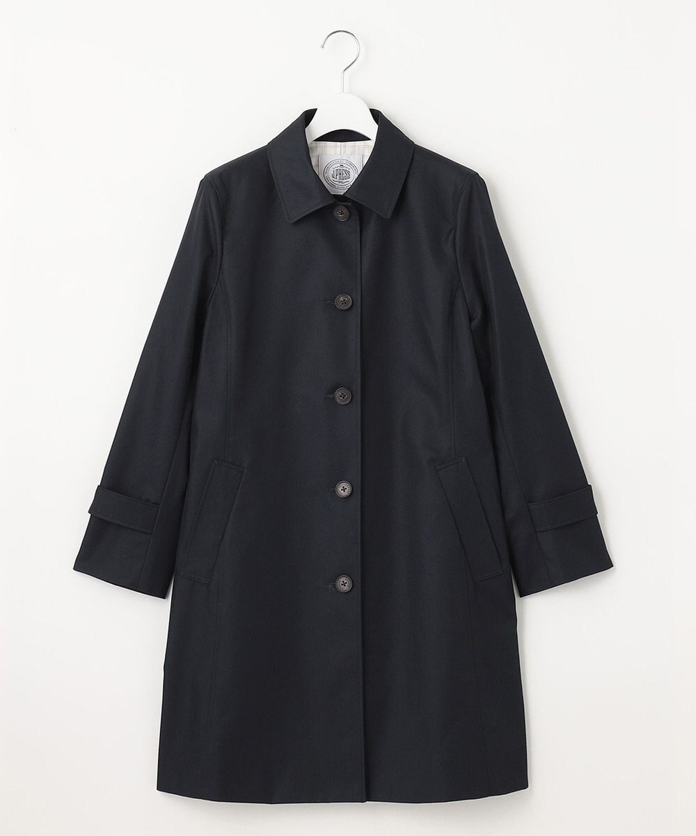 J.PRESS LADIES 撥水ツイル ステンカラー ロング コート 