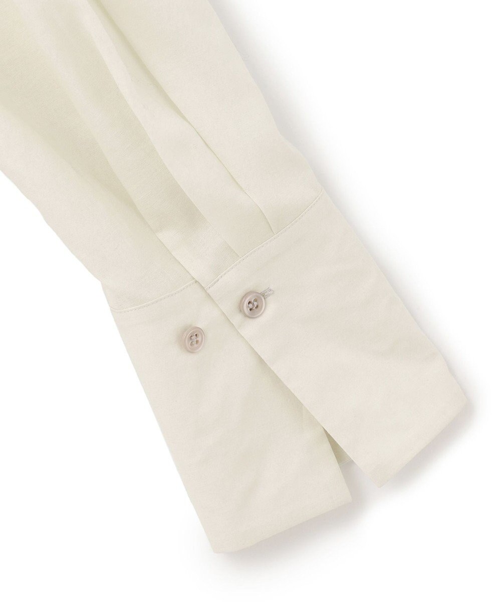 ICB 【洗える】テンセルコットンローン スクエアネックブラウス 