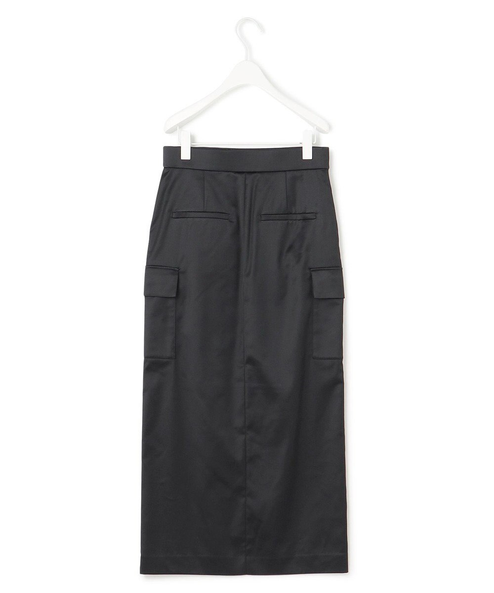 ICB 【洗える】 ハイマルチストレッチサテン スカート 