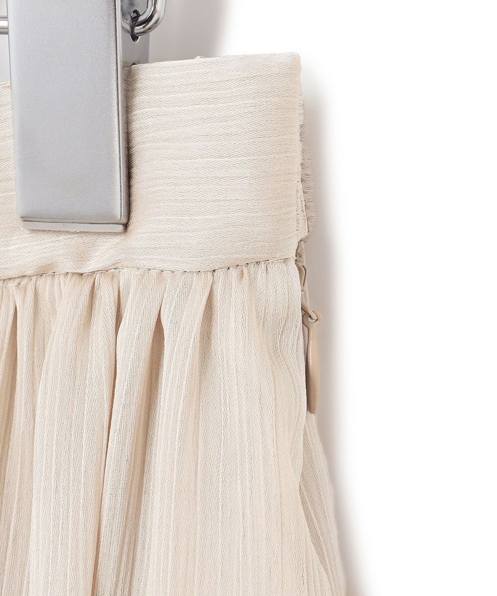 23区 【一部店舗限定/洗える】クレープシフォン フレア スカート 