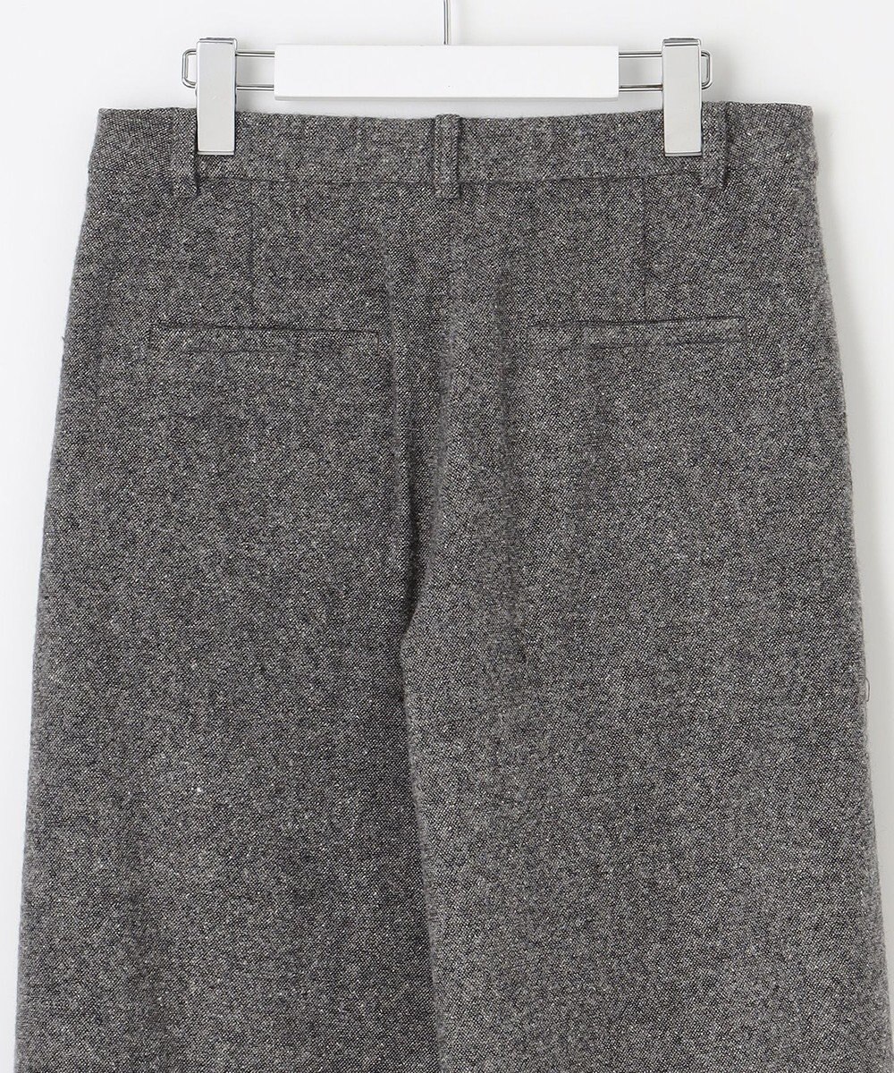 J.PRESS LADIES シルクネップ ツイード セミワイド パンツ 