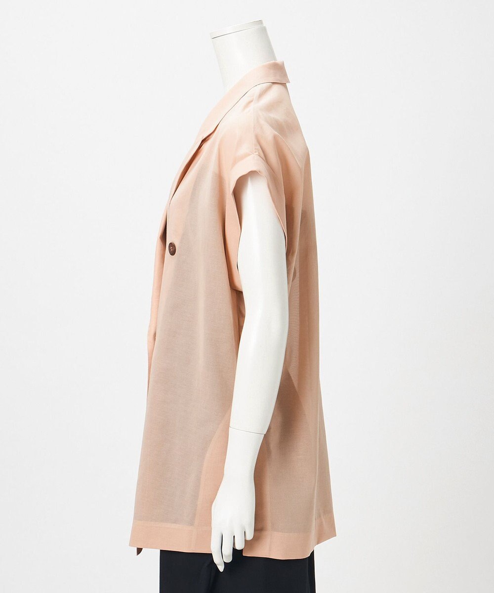 23区 【GOLD LABEL】コットンオーガンジー シアー ジレ 