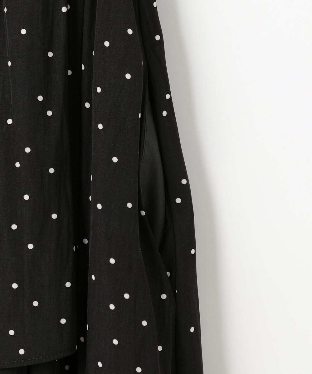 組曲 【入江未悠さんコラボ】ギャザーライトデシンティアード スカート 