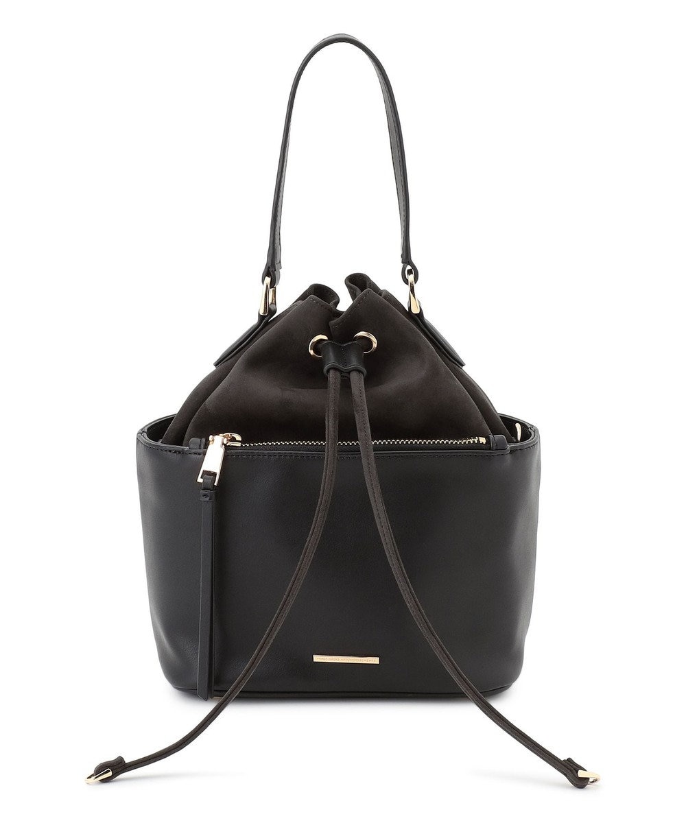 23区 スエード コンビ ドロスト バッグ 