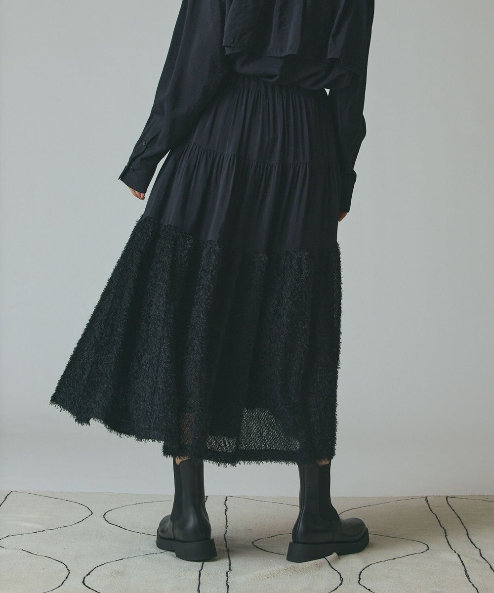 GRACE CONTINENTAL フェザージャガードコンビスカート 