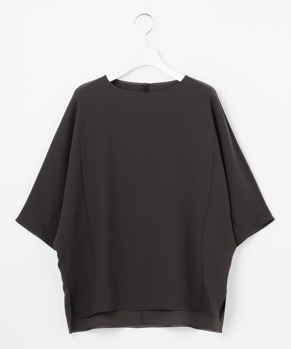 23区 【吸水速乾/UVカット/接触冷感】ストレッチジョーゼット ドルマン カットソー 