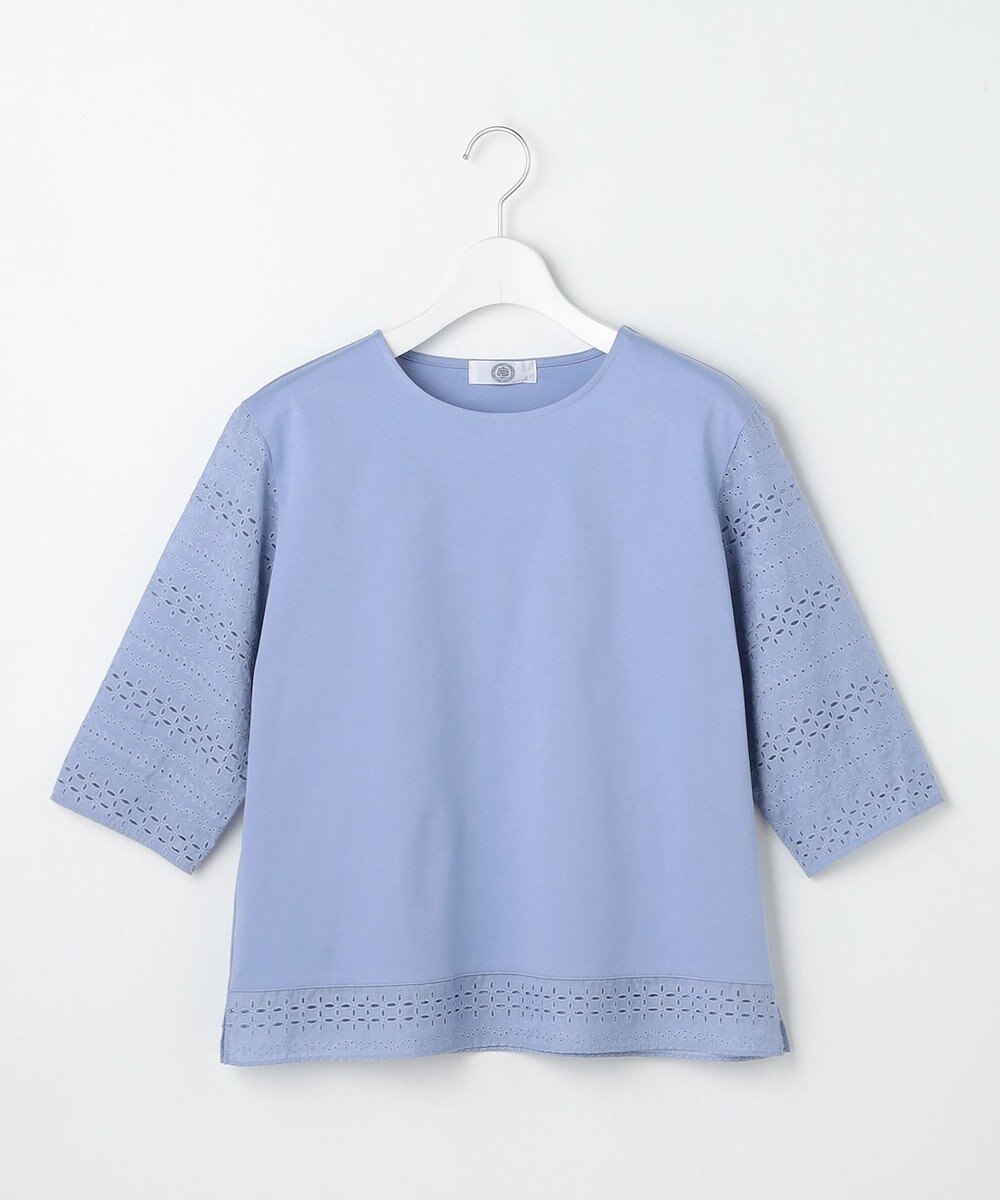 J.PRESS LADIES S スムースジャージー 刺繍 カットソー 