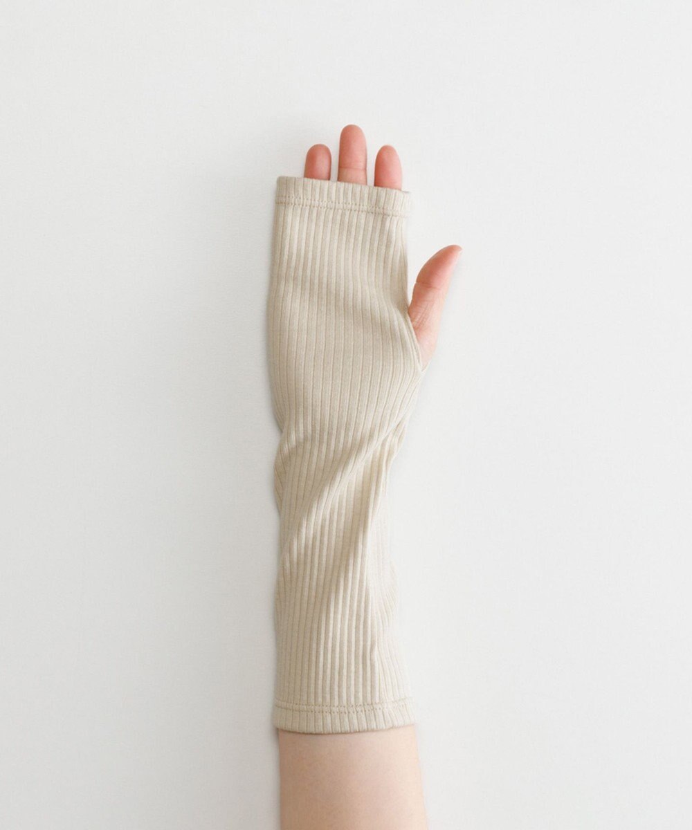 ORuKuBET organic cotton rib arm cover 【 UVカット・オーガニックコットン・日本製 】 