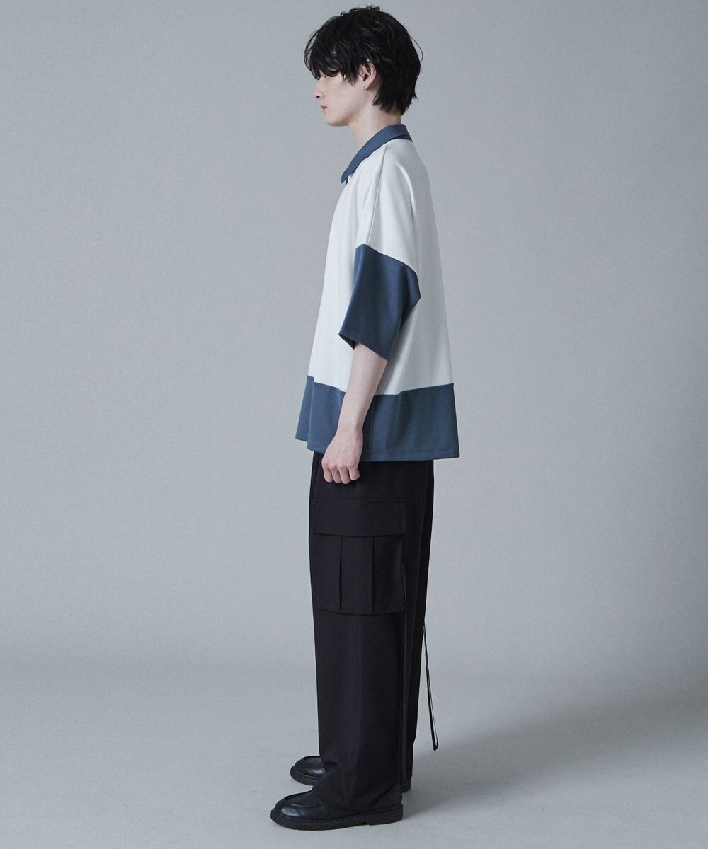 WEGO ドルマンポンチハーフジップT（S） 