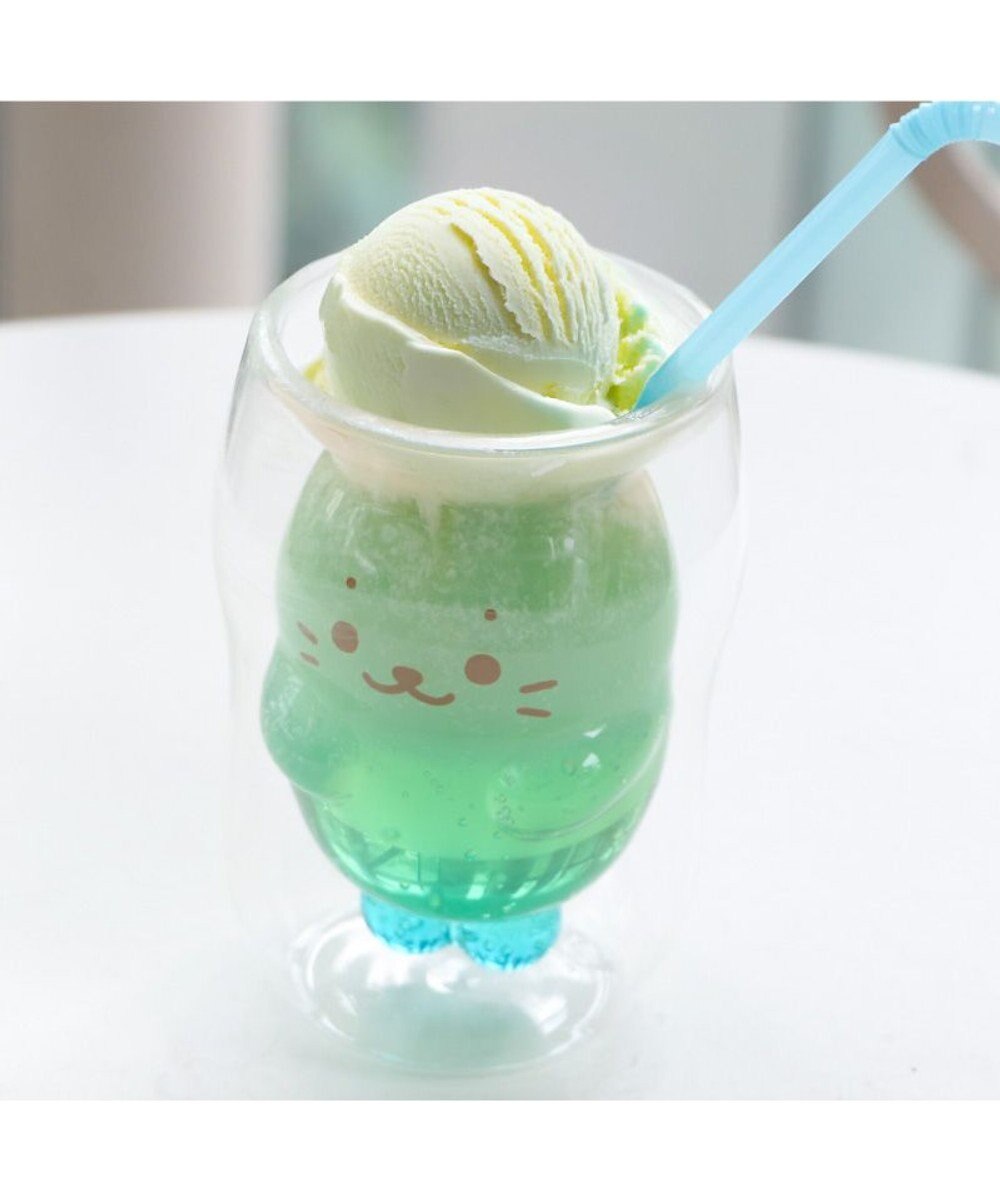 Mother garden しろたん ダブルウォールグラス 《 しろたん 》 単品 