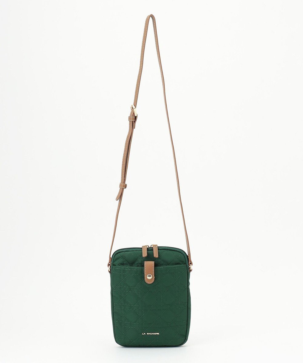 LA BAGAGERIE グリッドキルティングショルダー 