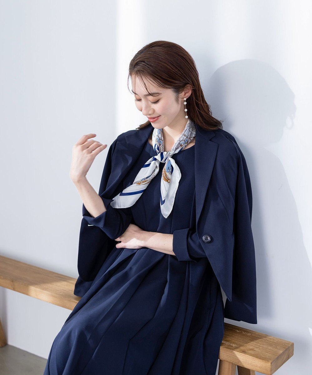 Tiaclasse 【ダブルクロス・洗える】ラインワンピース 