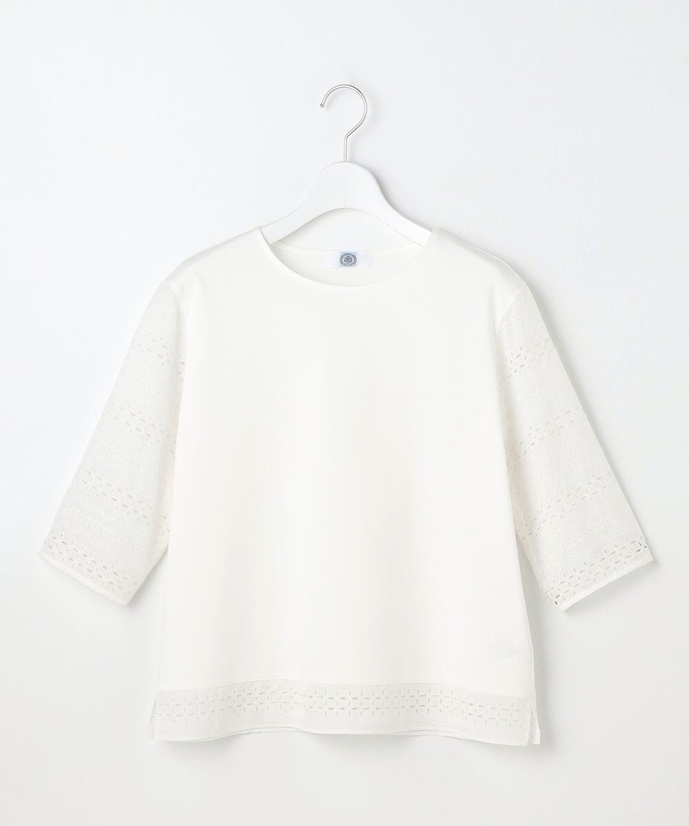 J.PRESS LADIES S スムースジャージー 刺繍 カットソー 