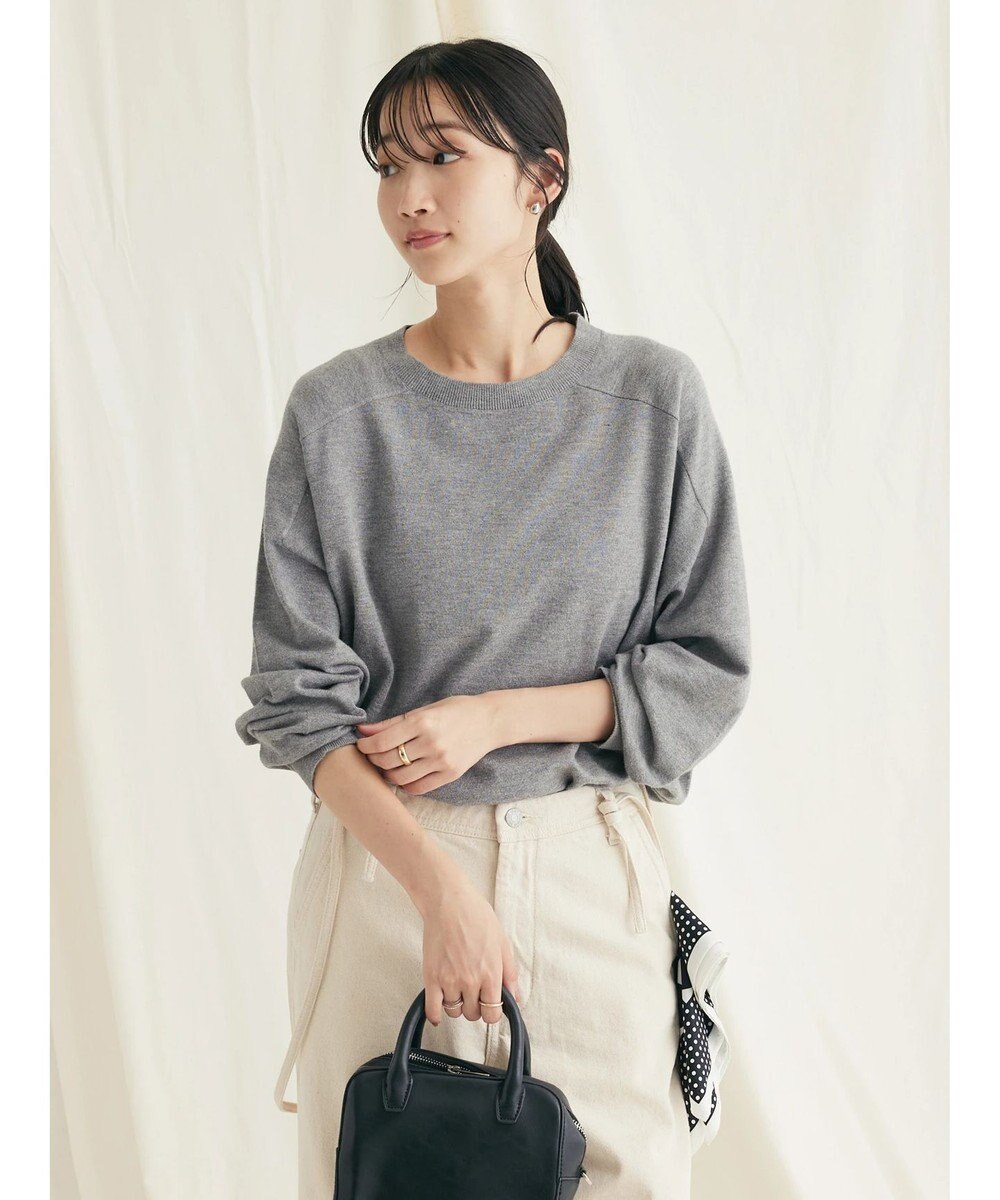 CRAFT STANDARD BOUTIQUE とてもちクルーネックニットプルオーバー 