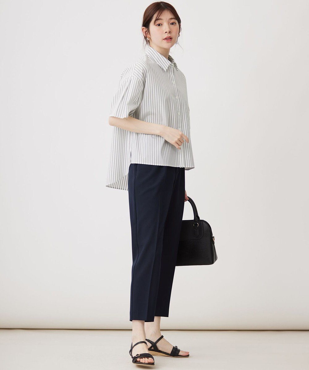 ANY SIS S 【洗える】クロップド シャツ 