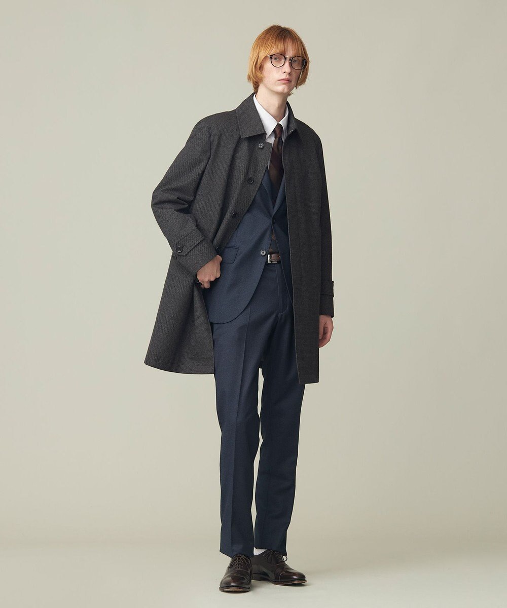 J.PRESS MEN 【クライメートレイヤー/デタッチャブルライナー】スタンドフォールカラーコート 