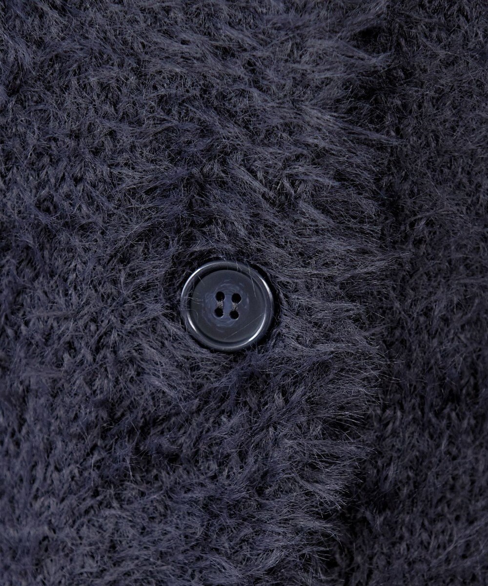 Tiaclasse 【洗える】シャギーニットカーディガン 