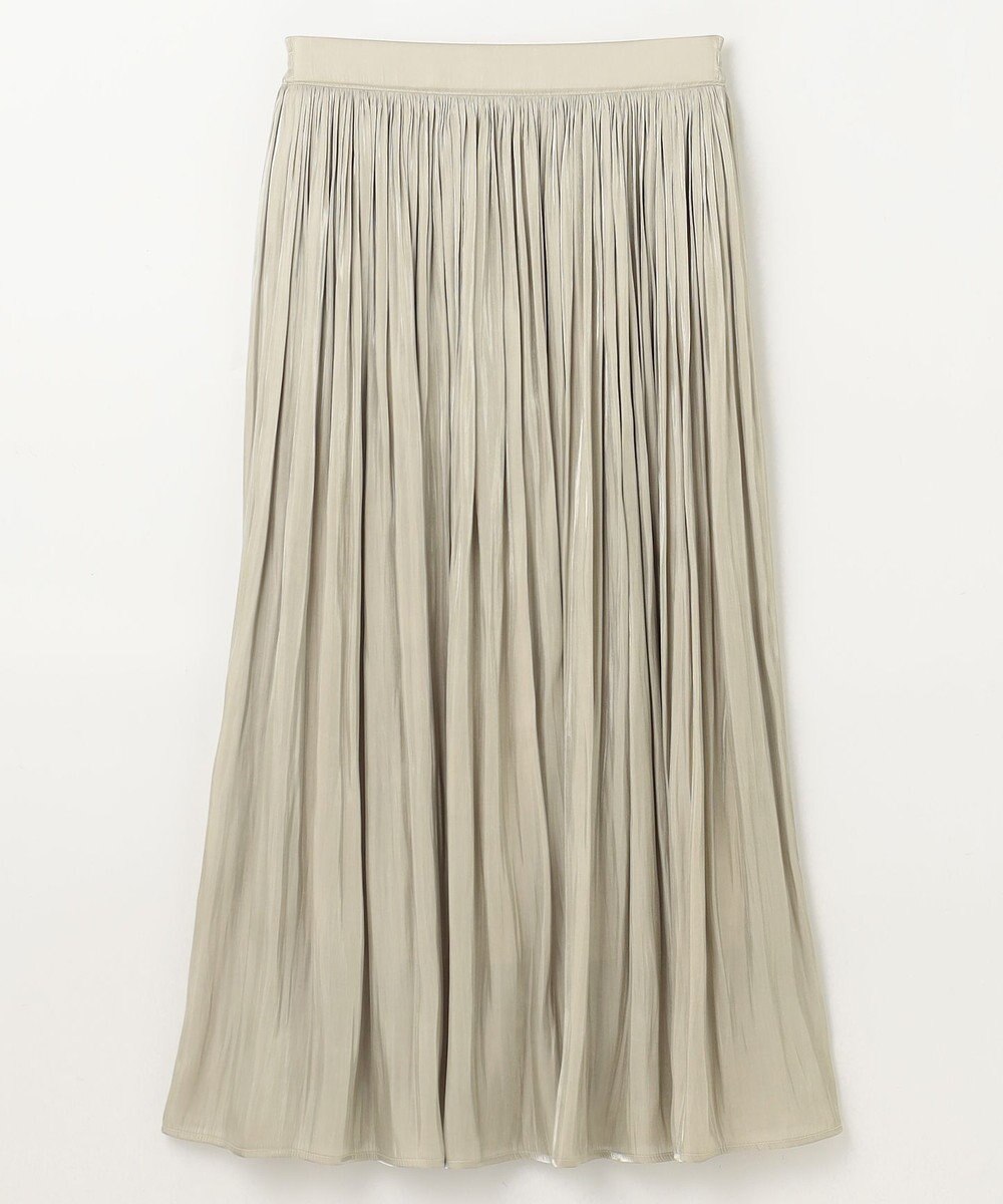 ANY 【ウエストゴム】シャイニーギャザースカート 