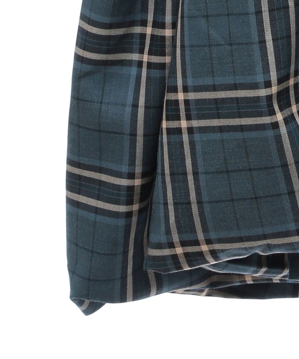 Green Parks ボウタイリボン付裾バルーンシャツワンピース 