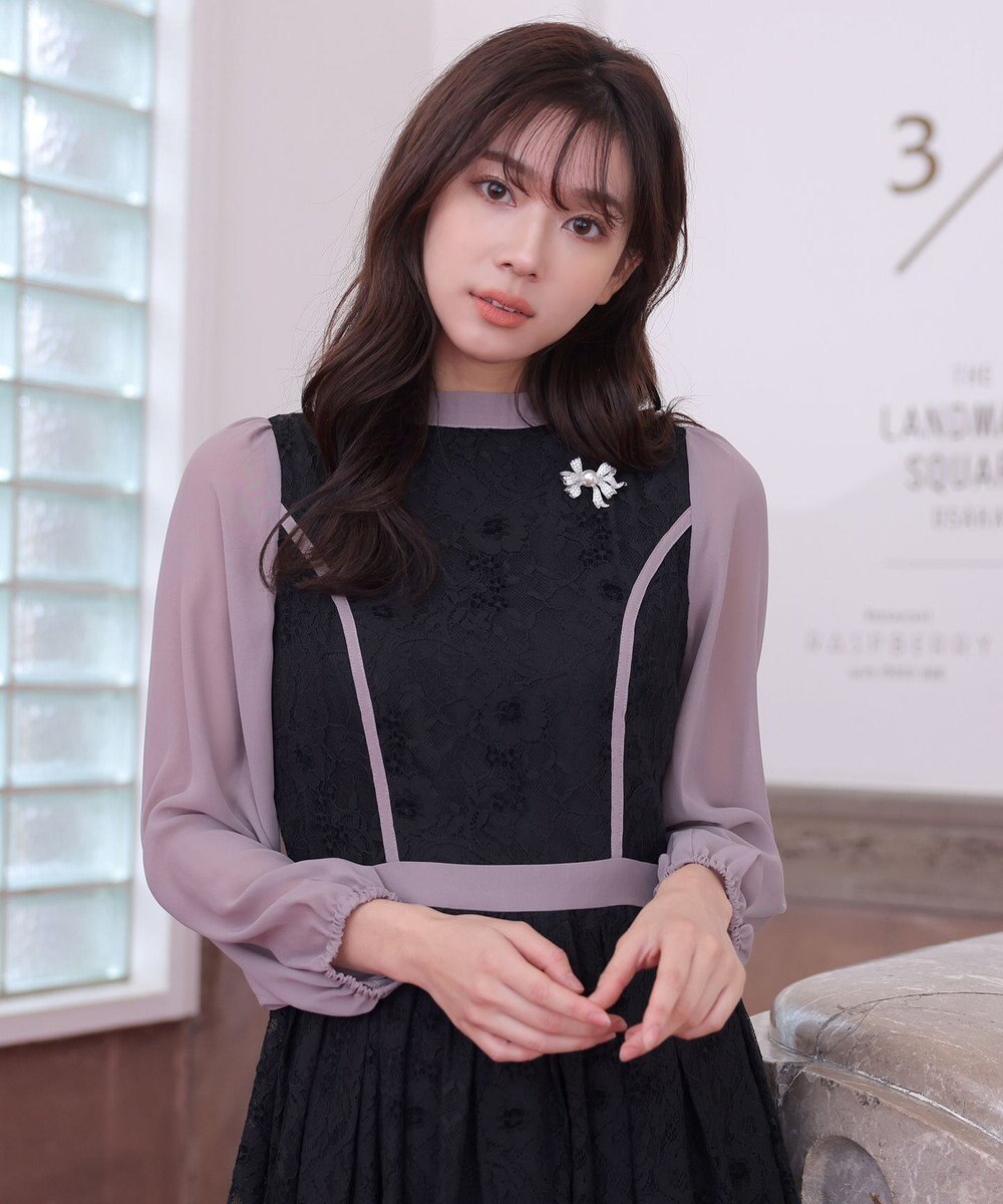 Tiaclasse ウェーブリボン ブローチ 